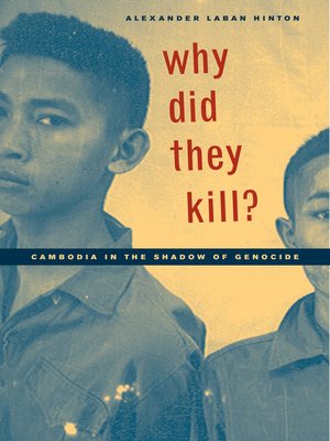 cover image of Why Did They Kill?